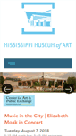 Mobile Screenshot of msmuseumart.org